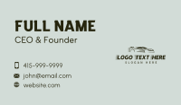 Vehicle Race Car Driver Business Card