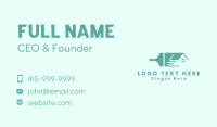 House Roof Paintbrush Business Card