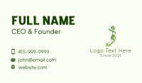 Gardener Plant Farming Business Card