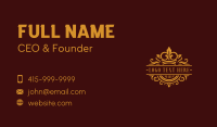  Elegant Crown Boutique Business Card