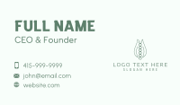 Chiropractor Business Card example 3