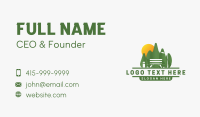 Eco Park Bench Business Card
