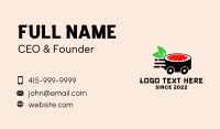 Express Sushi Delivery  Business Card Design