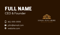 Deluxe Residential Roofing Business Card