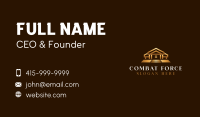 Deluxe Residential Roofing Business Card