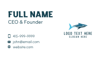 Ocean Shark Fish  Business Card