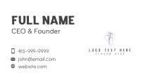 Hand Flower Beauty Business Card