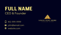 Premium Luxury Pyramid Business Card