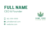 Marijuana Cannabis Plant Business Card