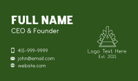 White Essential Oil  Business Card
