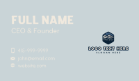 Outdoor Mountain Hiking Business Card