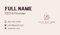 Beauty Woman Face Business Card