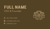 Flower Wedding Garden Business Card