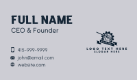 Engine Repair Business Card example 2