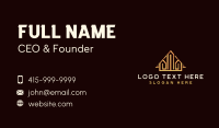 Roofing Realty Contractor Business Card