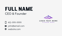 Mountain Peak Nature  Business Card