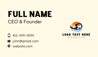 Puppy Dog Swimmer  Business Card