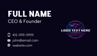 Race Car Garage Business Card