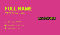 Urban Graffiti Business Business Card