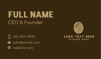 Yellow Woodwork Craft Business Card