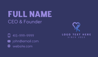 Heart Human Marathon Business Card Design