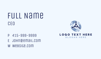 Drone Tech Aerial Business Card