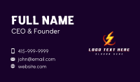 Electric Power Thunder Energy Business Card