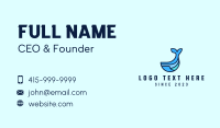 Humpback Whale Business Card example 1