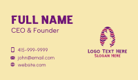 Zigzag Business Card example 4