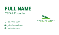 Gardening Grass Cutting Business Card