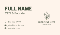 Self Care Business Card example 2