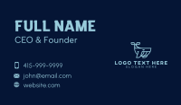 Ocean Blue Whale Business Card Design