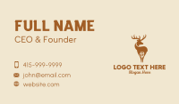 Wild Stag Rose  Business Card Design