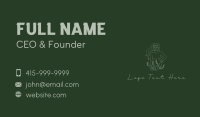 Natural Beauty Model Business Card Design