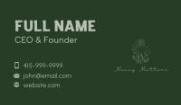 Natural Beauty Model Business Card