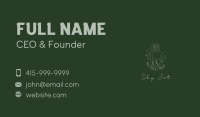 Natural Beauty Model Business Card