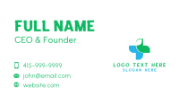 Health Cross Leaf Business Card