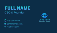 Global Water Splash Business Card