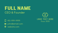 Vine Organic Lettermark Business Card Design