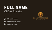 Lion Wild Leo Business Card