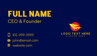 Paper Plane Bolt Business Card