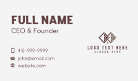 House Flooring Tiles Construction Business Card Design