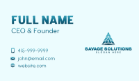 Technology Pyramid Business Business Card Image Preview