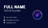 Flying Star Astronaut Business Card Design