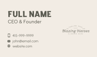 Generic Elegant Wordmark Business Card Image Preview