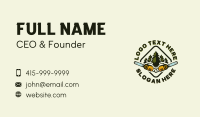 Forest Lumberjack Chainsaw Business Card