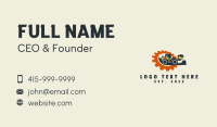 Wheel Loader Machine Business Card