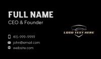 Automotive Car Garage Business Card Design