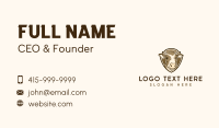 Cattle Cow Butcher Business Card Design