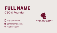 Grunge Punk Skull Business Card